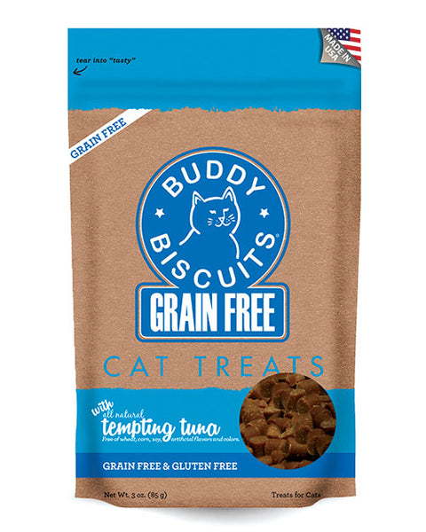 Buddy Biscuits Grain-Free Cat Treats Tuna 3oz