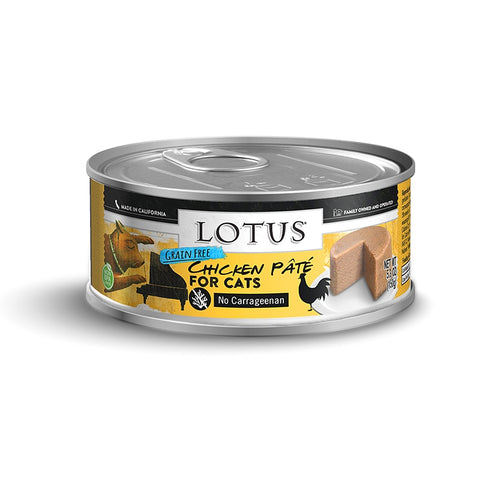 Lotus Chicken & Vegetable Pate Wet Cat Food 5.5oz