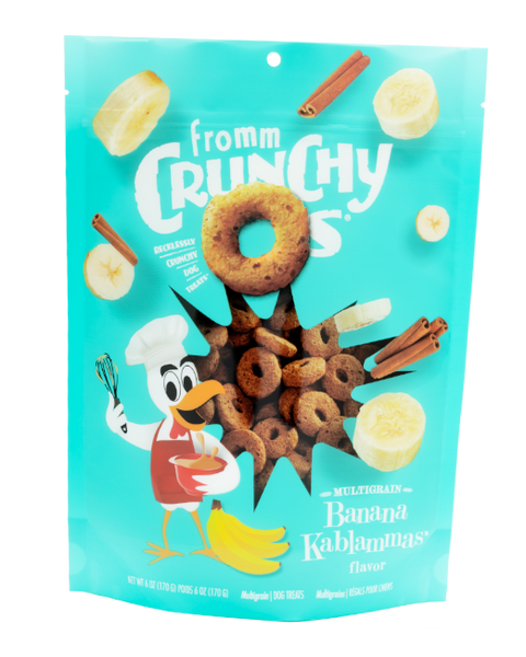 Fromm Crunchy O's Banana Kablammas Dog Treats 6oz