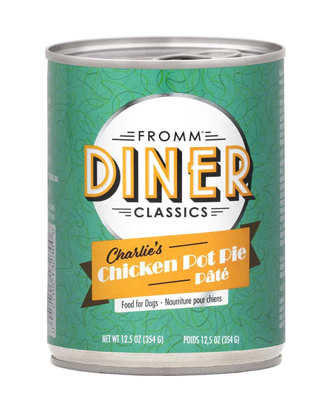 Fromm Diner Classics - Charlie's Chicken Pot Pie Pate Wet Dog Food 12.5oz