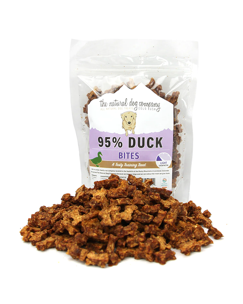 Tuesday's Natural Dog Company 95% Duck Training Bites 6oz