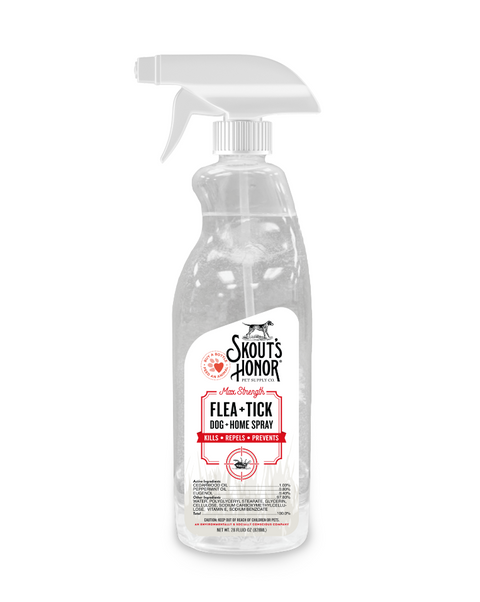 Skout's Honor All-Natural Flea + Tick Dog & Home Spray 28oz