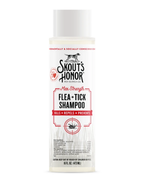 Skout's Honor Flea + Tick Shampoo for Dogs 16oz