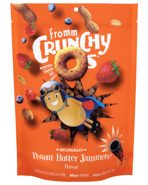 Fromm Crunchy O's Peanut Butter Jammers Dog Treats 6oz