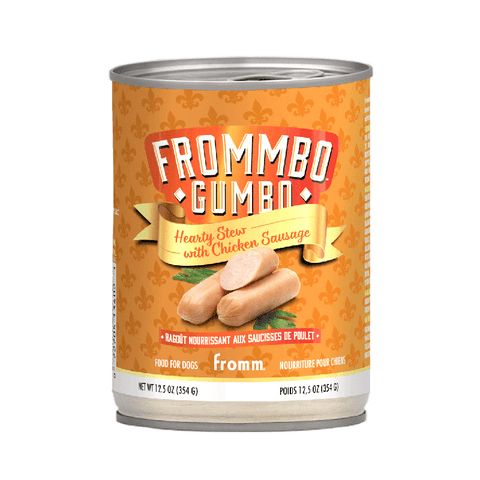 Fromm Frommbo Gumbo Hearty Stew with Chicken Sausage for Dogs 12.5oz