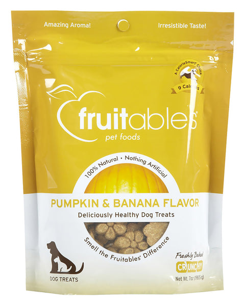 Fruitables Baked Pumpkin & Banana Dog Treats 7oz