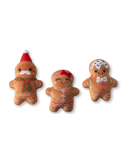 Pet Shop "Gingerbread Everything" Small  Dog Toys - 3 Pack