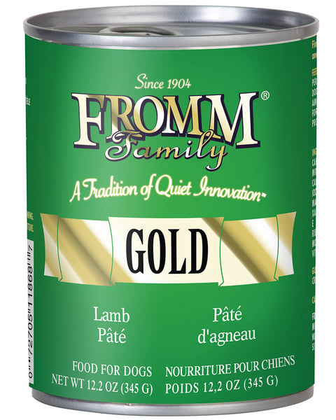 Fromm Gold Lamb Pate Canned Dog Food 12oz