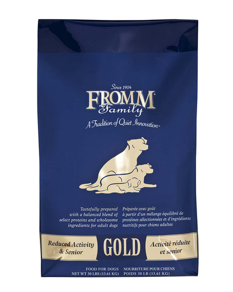 Fromm Gold Reduced Activity & Senior Dry Dog Food 30lb