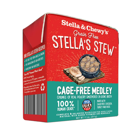 Stella & Chewy's Cage-Free Medley Stew Wet Dog Food 11oz