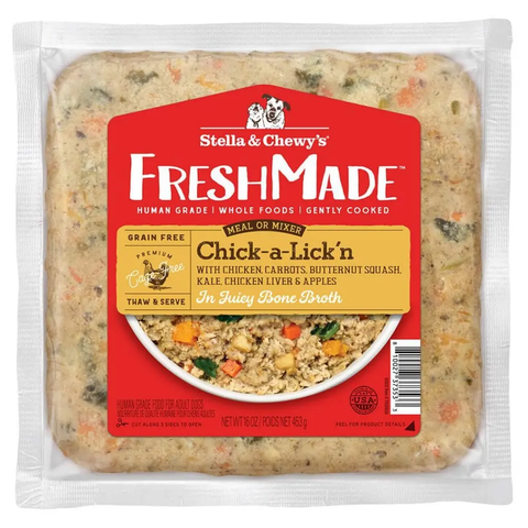 Stella & Chewy's Freshmade Chick-A-Lick'n Gently Cooked Dog Food 1lb