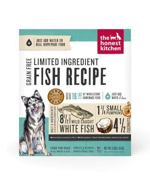 The Honest Kitchen Dehydrated Limited Ingredient Fish Dog Food 10lb