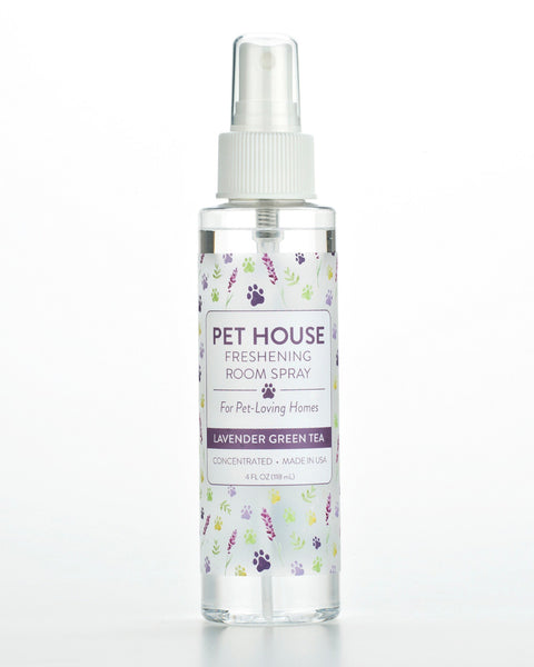 Pet House Room Spray - Lavender Green Tea Scent 4oz