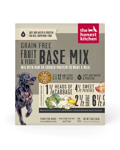 The Honest Kitchen Dehydrated Grain-Free Fruit & Veggie Base Mix 3lb