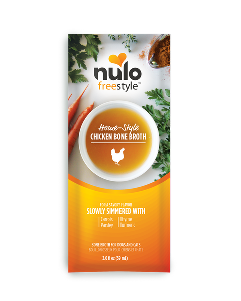 Nulo Freestyle Home-Style Chicken Bone Broth for Dogs & Cats 2oz