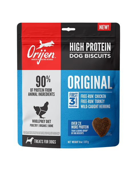 Orijen High Protein Dog Biscuits - Original 8oz