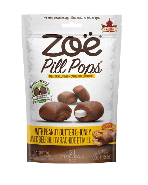 Zoe Pill Pocket for Dogs & Cats - Peanut Butter & Honey 3.5oz