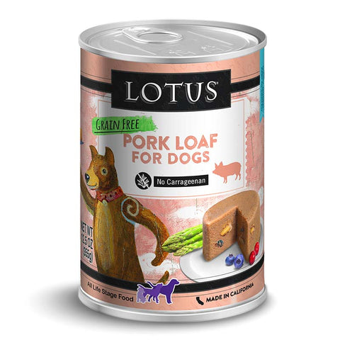 Lotus Grain-Free Pork Loaf Wet Dog Food 12.5oz
