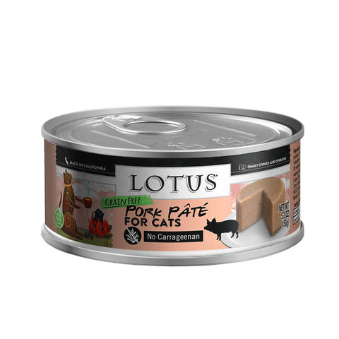 Lotus Pork Pate Wet Cat Food 5.3oz