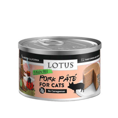 Lotus Pork Pate Wet Cat Food 2.75oz