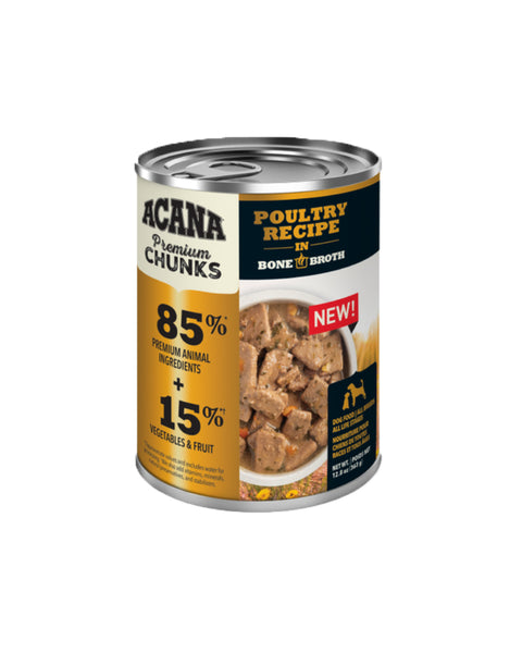 Acana Premium Chunks - Poultry Recipe Wet Dog Food 12.8oz