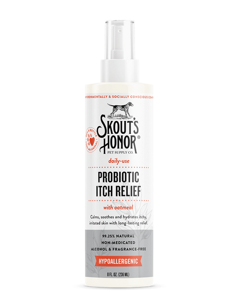 Skout's Honor Probiotic Itch Relief Spray for Dogs & Cats 8oz