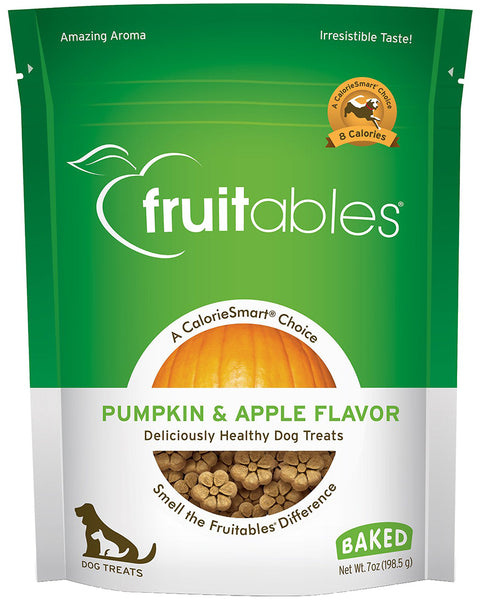 Fruitables Baked Pumpkin & Apple Dog Treats 7oz