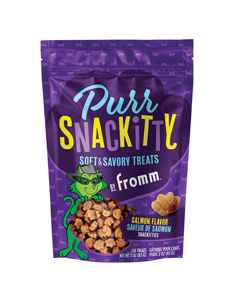 Fromm Purr-Snackitty Soft & Savory Cat Treats - Salmon Flavor 3oz