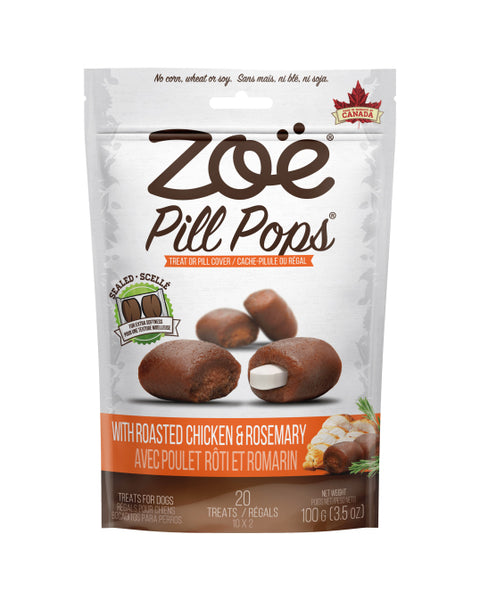 Zoe Pill Pockets for Dogs & Cats - Roasted Chicken & Rosemary 3.5oz