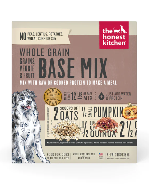 The Honest Kitchen Whole Grain Dehydrated Base Mix for Dogs 7lb