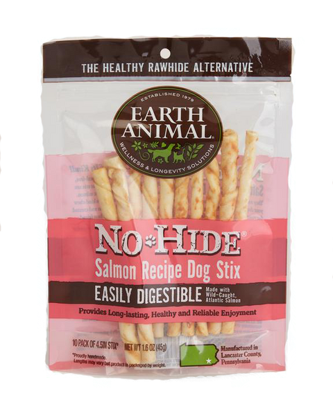 Earth Animal Salmon No-Hide® Stix Dog Chews
