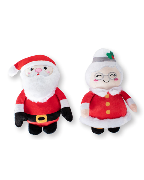 Pet Shop "Mr. & Mrs. Santa Paws" Plush Dog Toys - 2 Pack