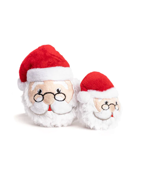 FabDog Holiday Santa faball® Dog Toy