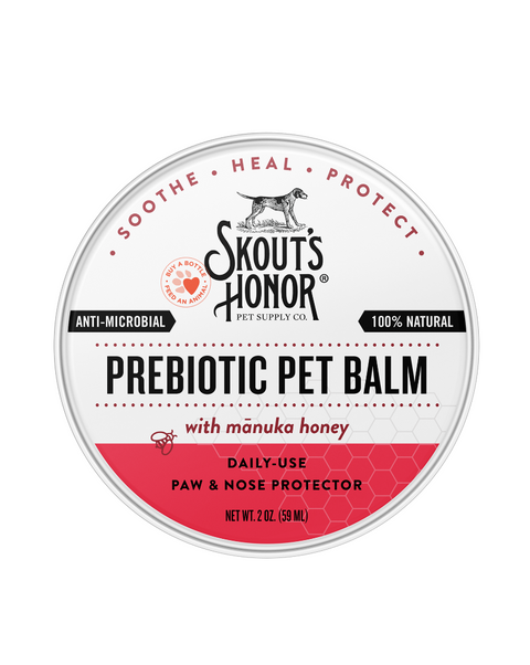 Skout's Honor Prebiotic Pet Balm Paw & Nose Protector with Manuka Honey