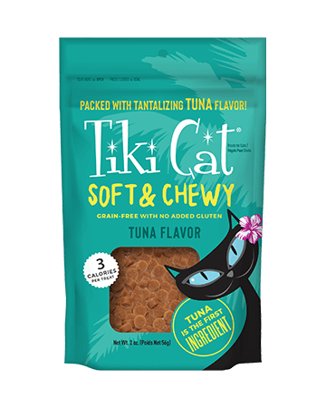 Tiki Cat Soft & Chewy Grain-Free Tuna Cat Treats 2oz