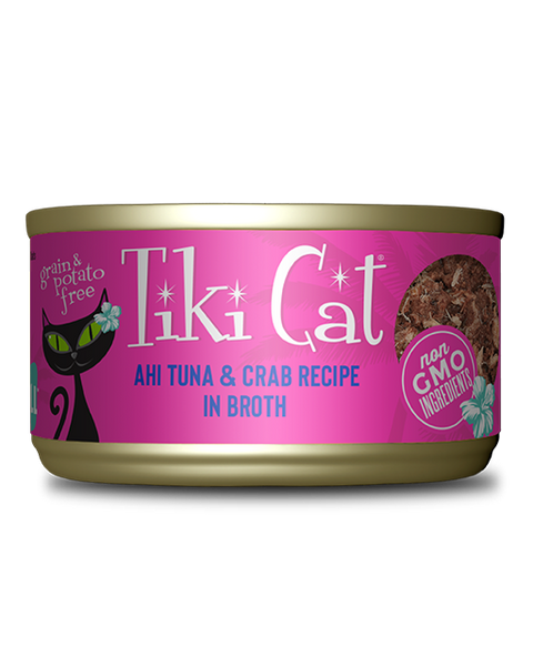 Tiki Cat Hana Grill Tuna & Crab in Broth 2.8oz