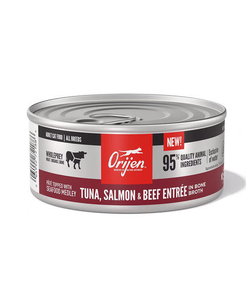 Orijen Tuna, Salmon & Beef Entree Wet Cat Food 5.5oz