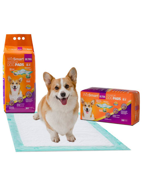 WizSmart All-Day Dry Dog Pads - Ultra 30 Pack