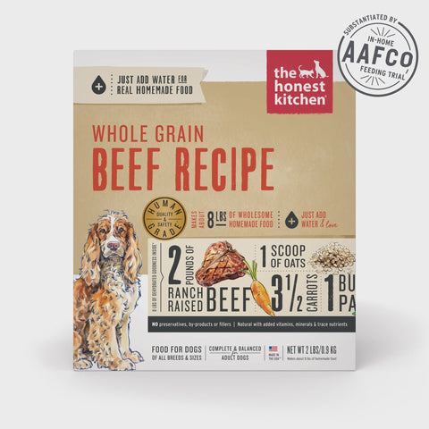 The Honest Kitchen Dehydrated Whole Grain Beef 2lb