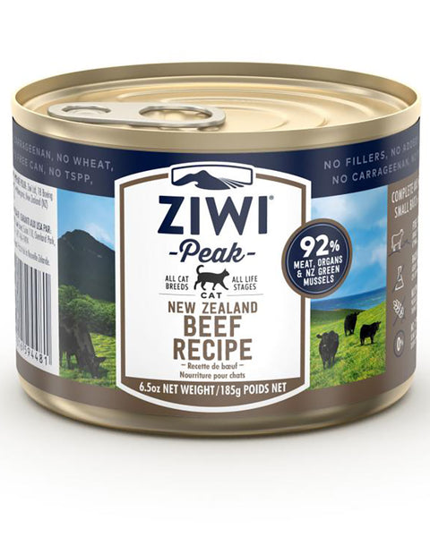 ZIWI® Peak New Zealand Beef Wet Cat Food 6.5oz