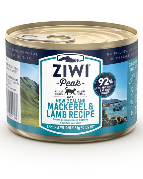 ZIWI® Peak Mackerel & Lamb Wet Cat Food 6.5oz